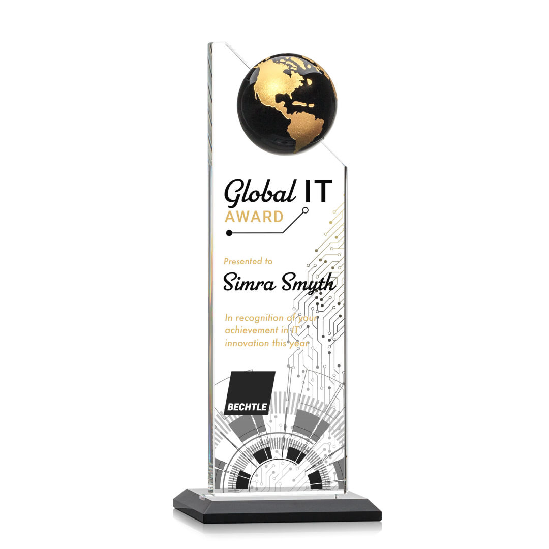 Arden VividPrint™ Award - Black/Gold 5