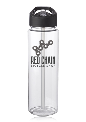 24 oz. Borneo Plastic Water Bottles with Carrying Handle 1