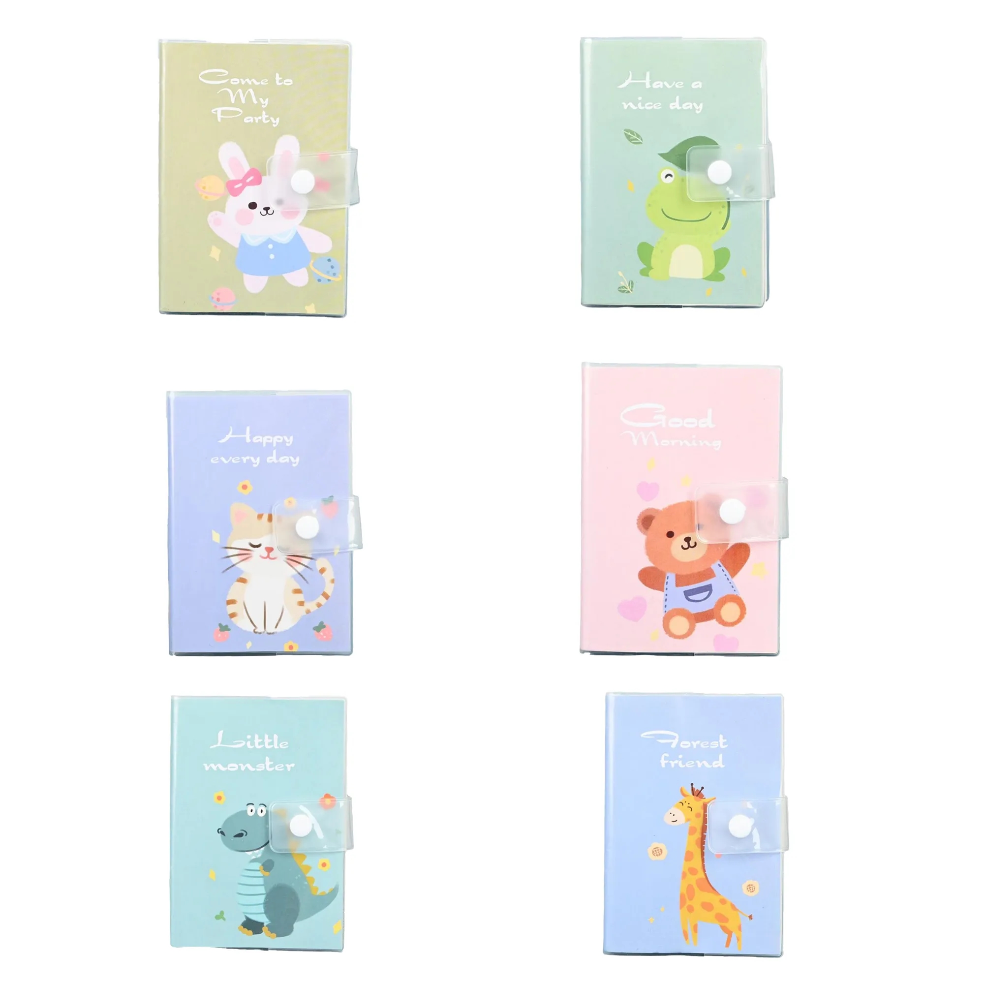 A5 PVC Waterproof Sleeve Button Notebook MOQ 100PCS 5