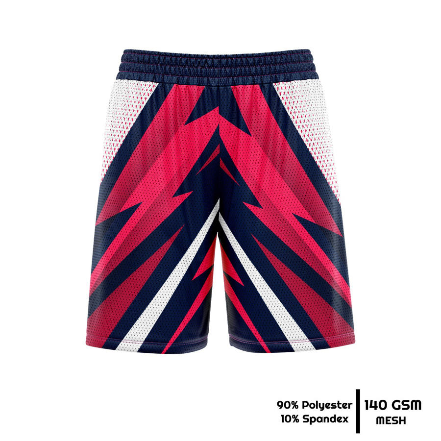 Unisex & Kids' Sublimation Shorts w/ Lining - 140G Mesh