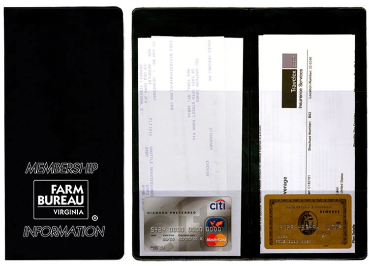 Policy and Document Holders w/4 clear pockets 8