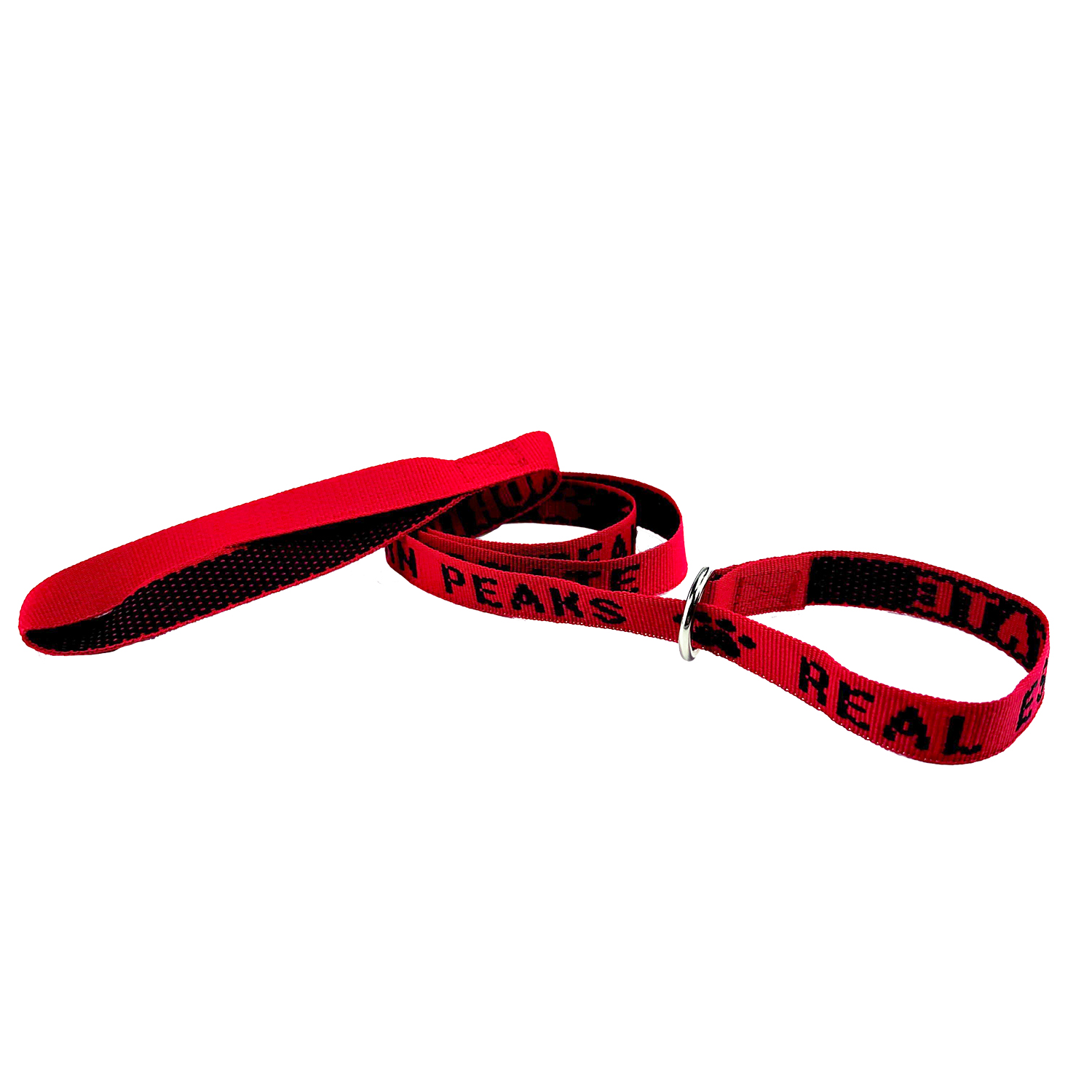 3/4" X 48" Woven Slip Leash w/ Nickel-plated D-Ring - "Classic" Weave 4