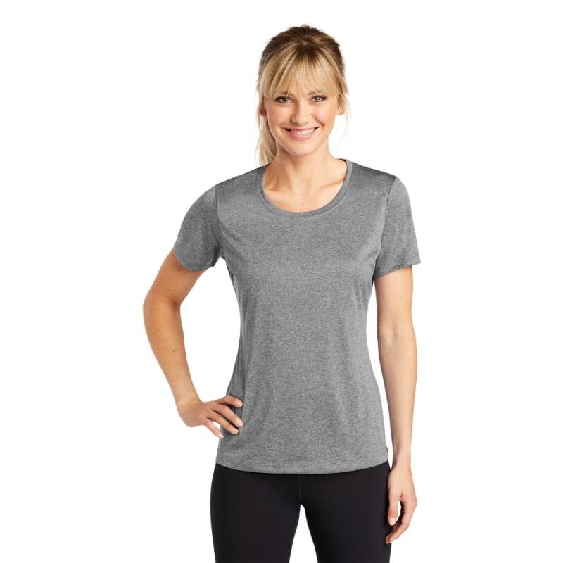 Sport-Tek Women's Heather Contender Scoop Neck Tee. 16