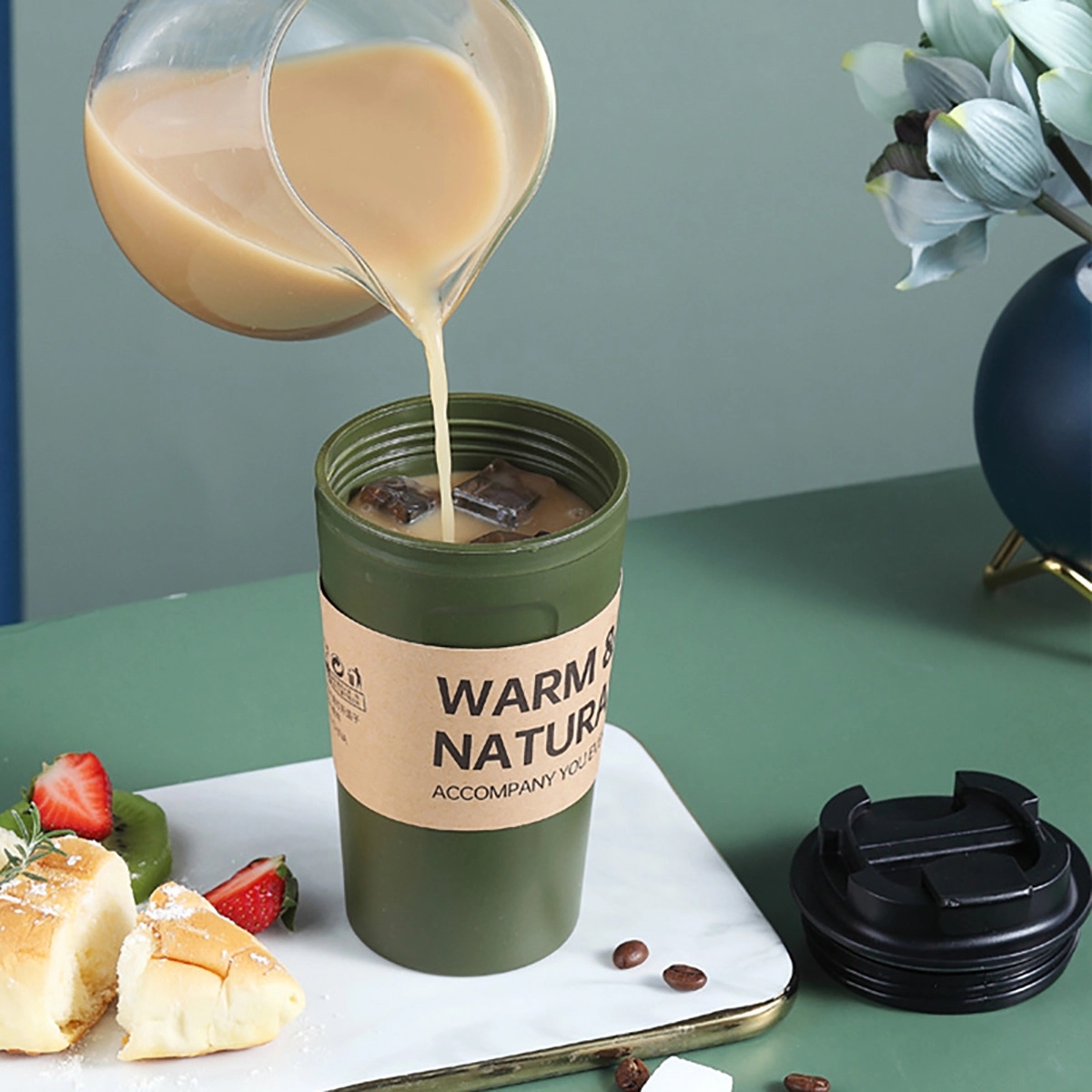 Reusable Coffee Cup With Lid 4