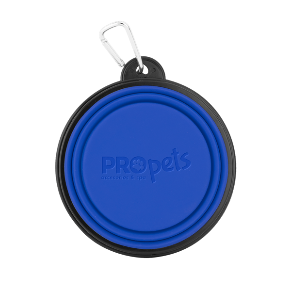 Collapsible Silicone Pet Bowl w/Carabiner 45
