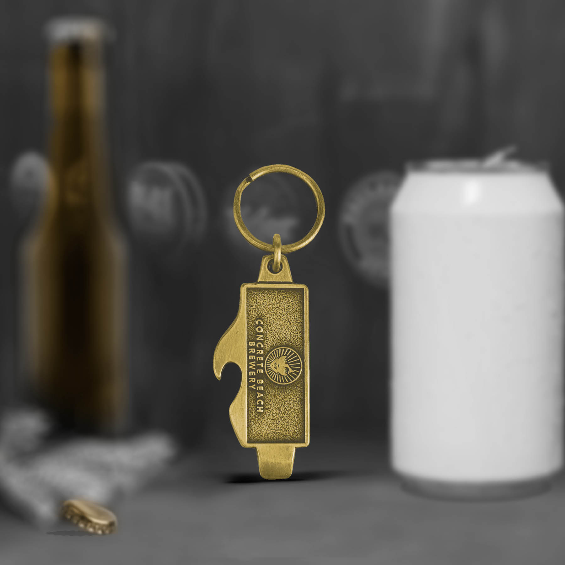 Custom 2 in 1 Can and Bottle Key Chain Opener (Classic) 3