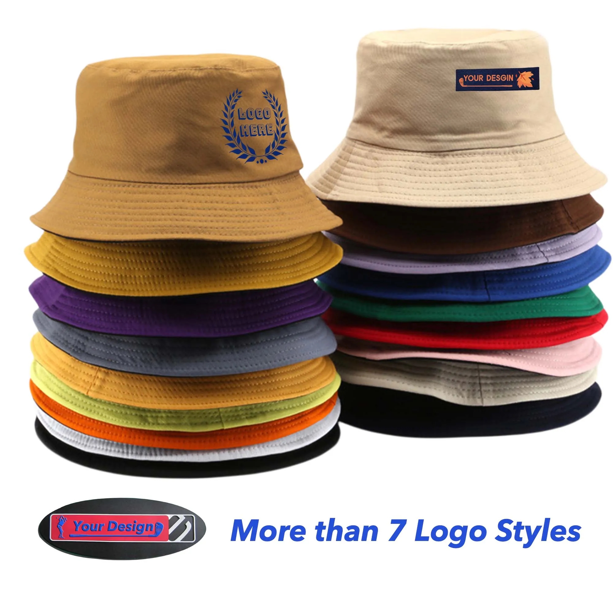 MOQ50 Unisex Bucket Golf Hat 17