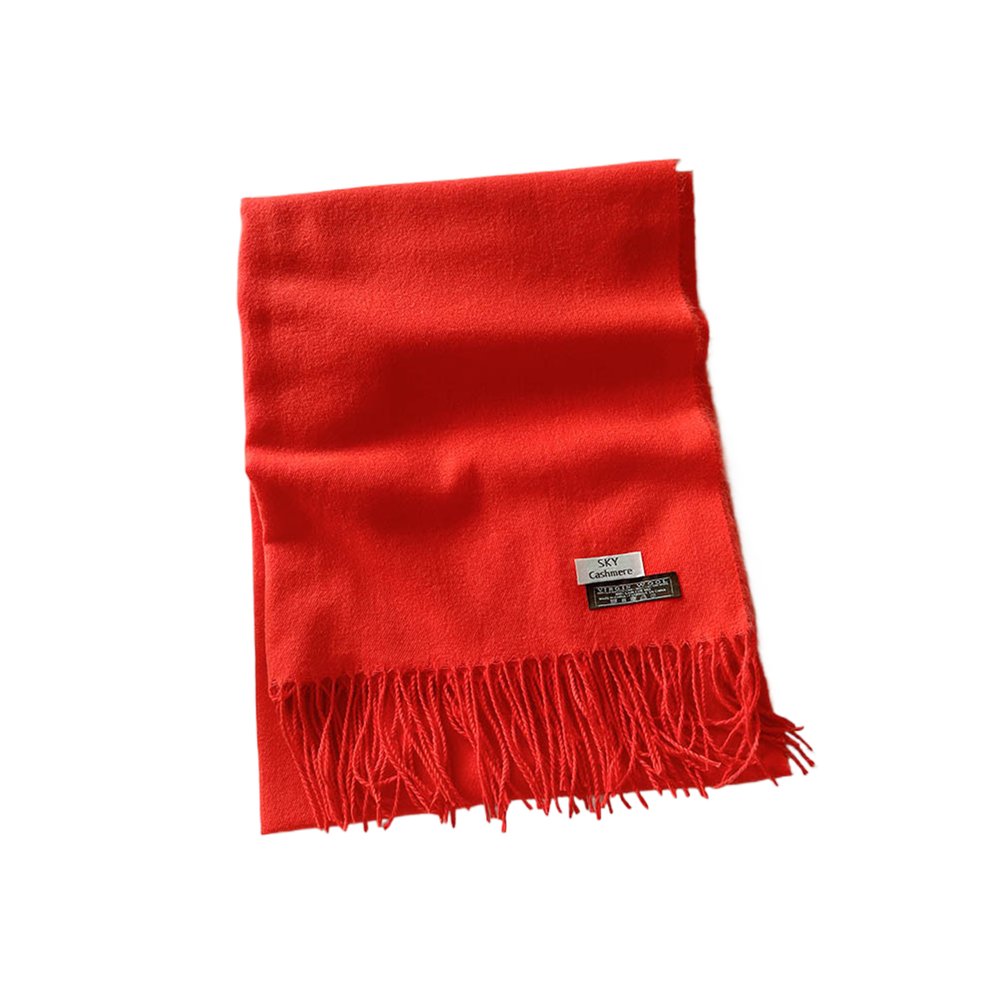 Winter Warm Solid Color Faux Cashmere Scarf 4