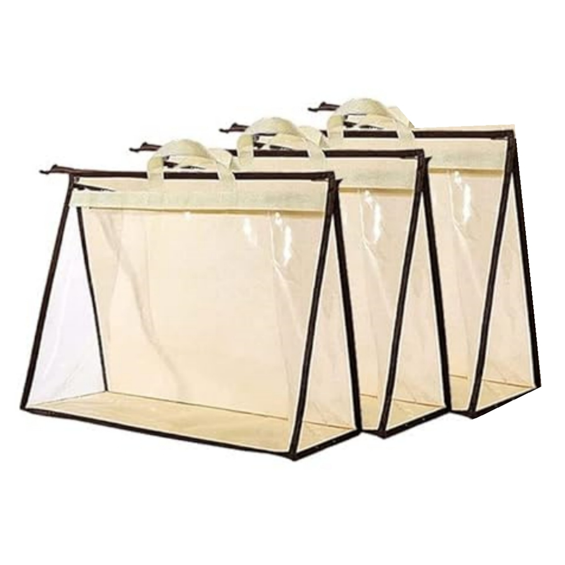 3Pcs Clear Handbag Storage Organizer 4