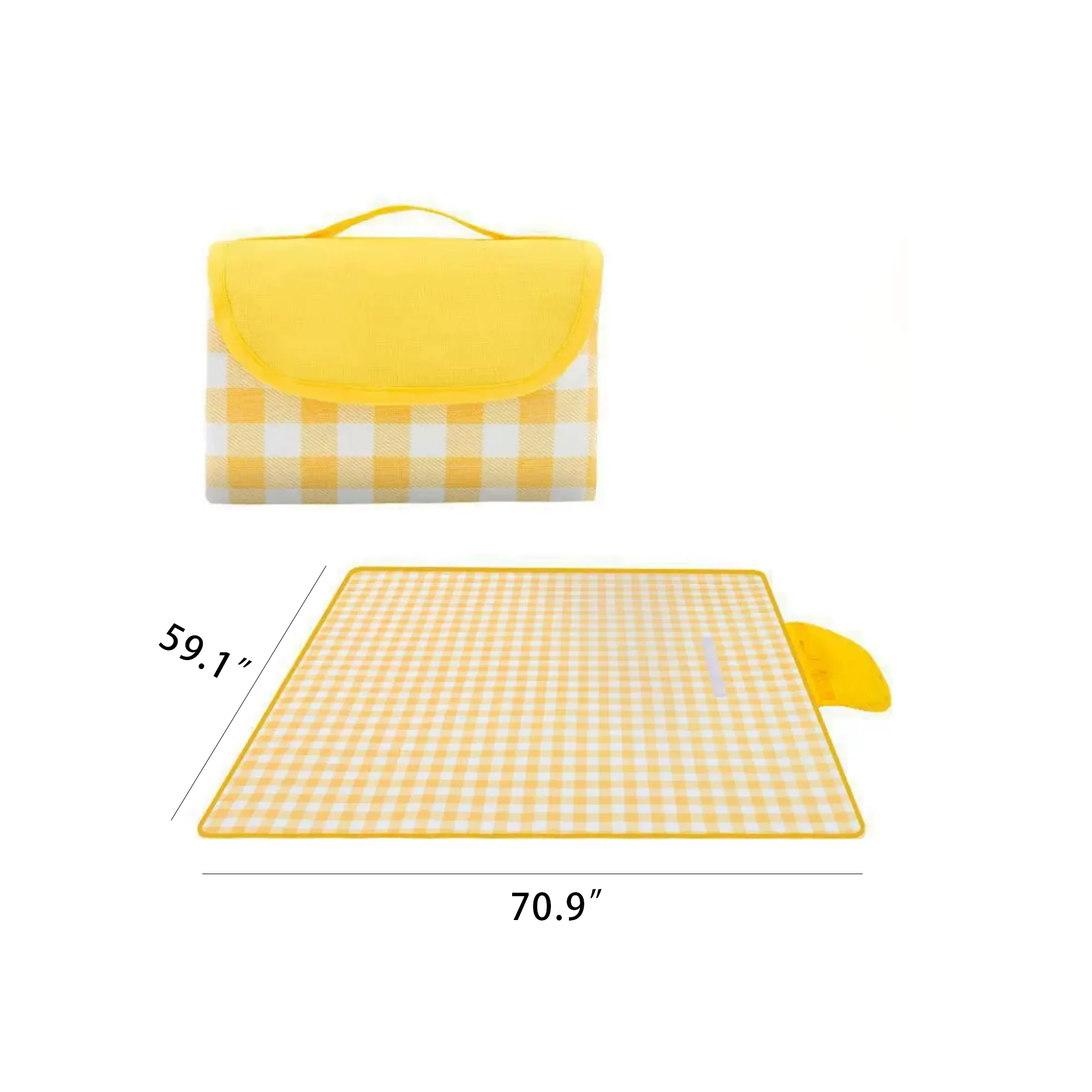Custom Picnic Beach Folding Blanket 3