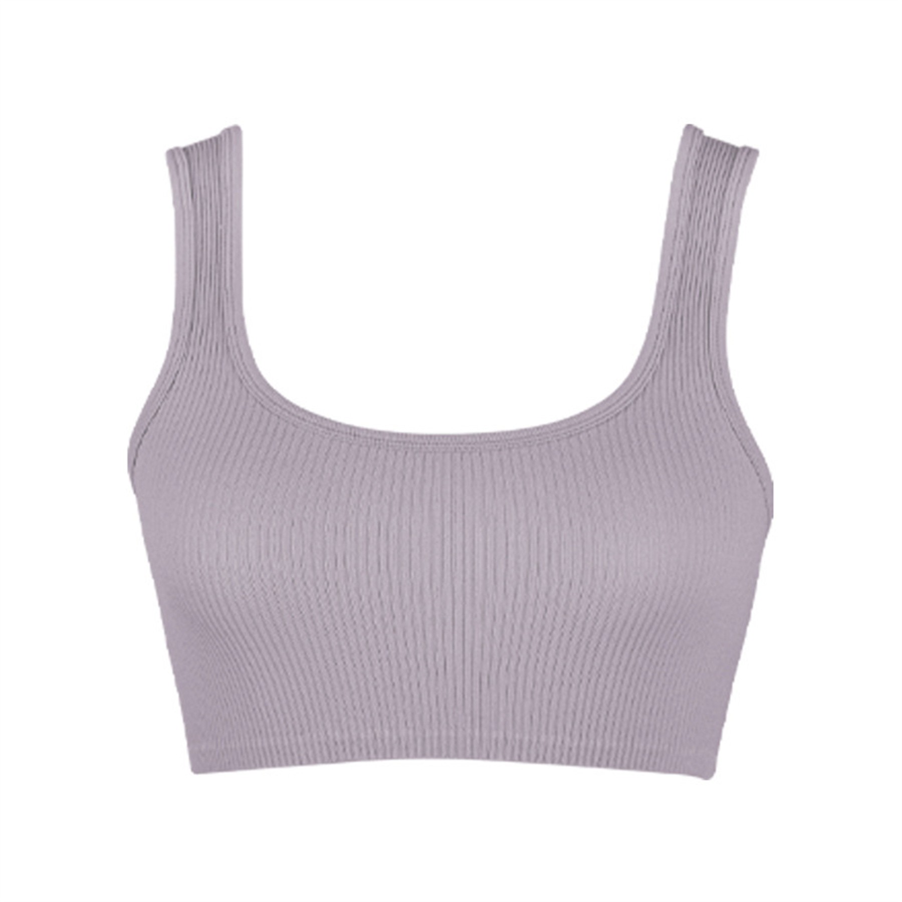 Womens Ribbed Longline Sports Bra 6