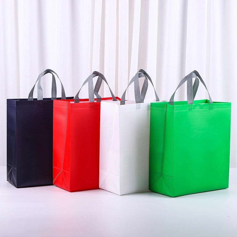 Non-woven Portable Clothing Shopping Bag with Bottom&Side 9