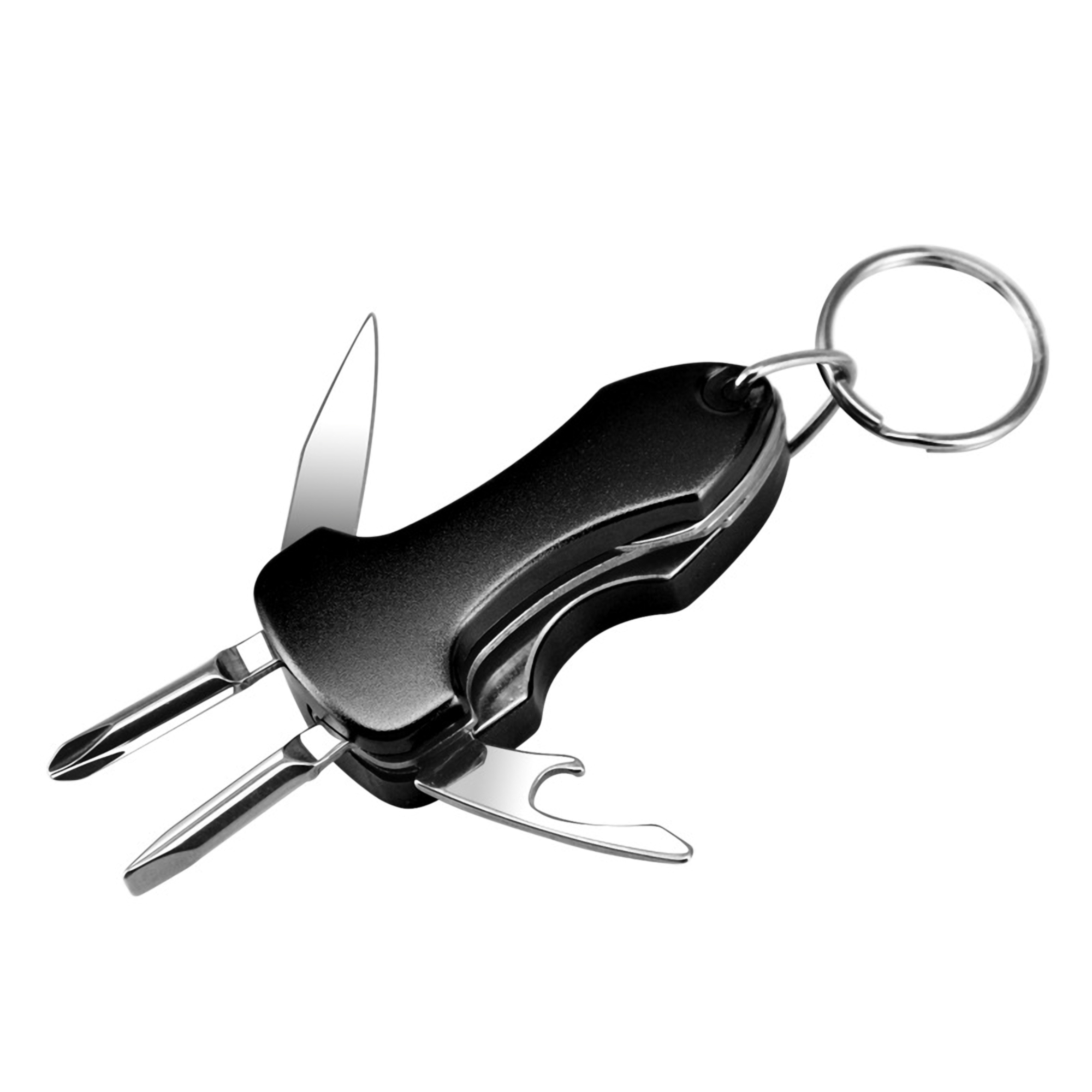 Multifunctional Foldable Pocket Tool w/LED Light and Keyring 3