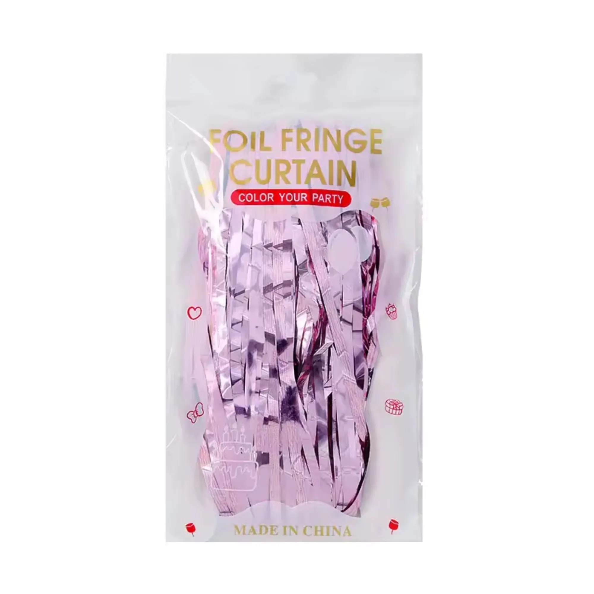 Shiny Foil Fringe Curtains 2