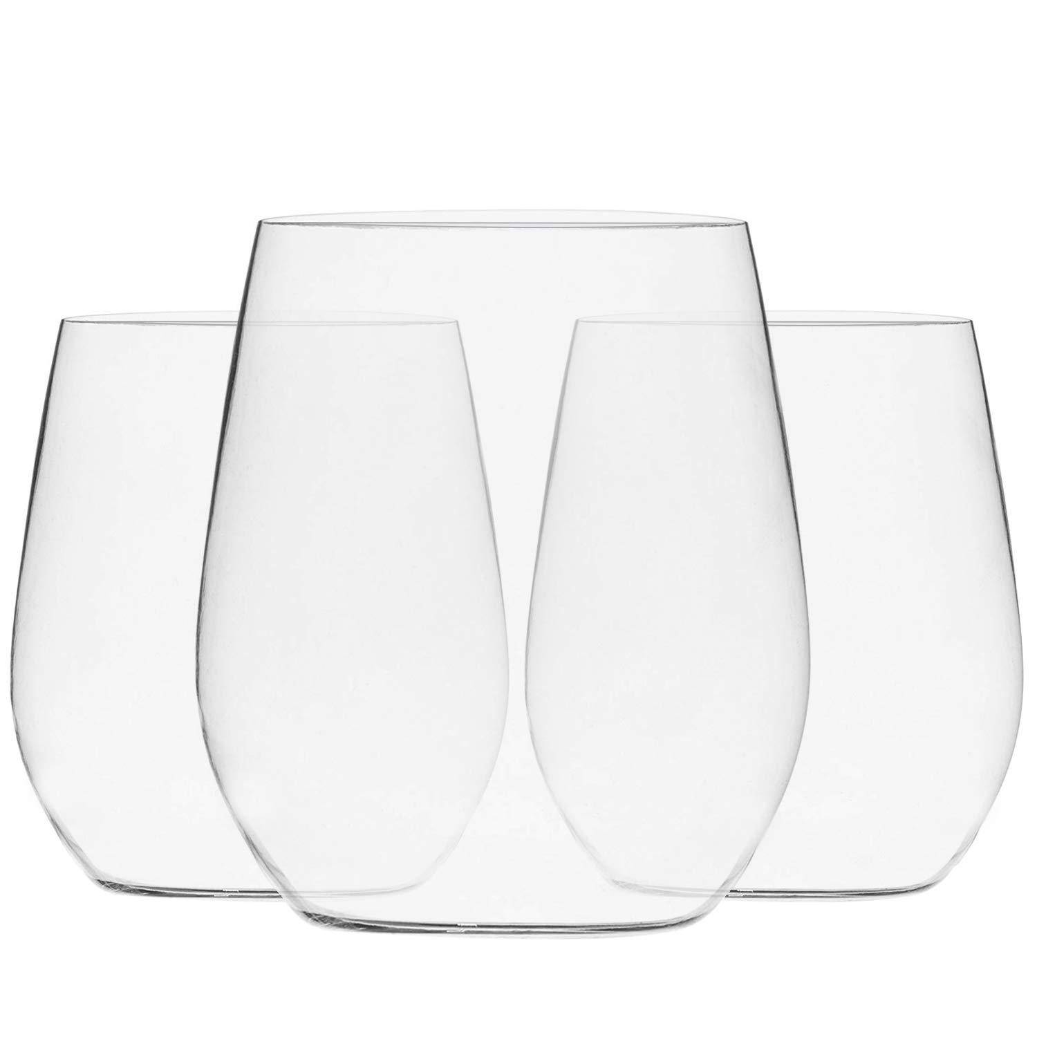 12oz PET Stemless Wine Glasses 4