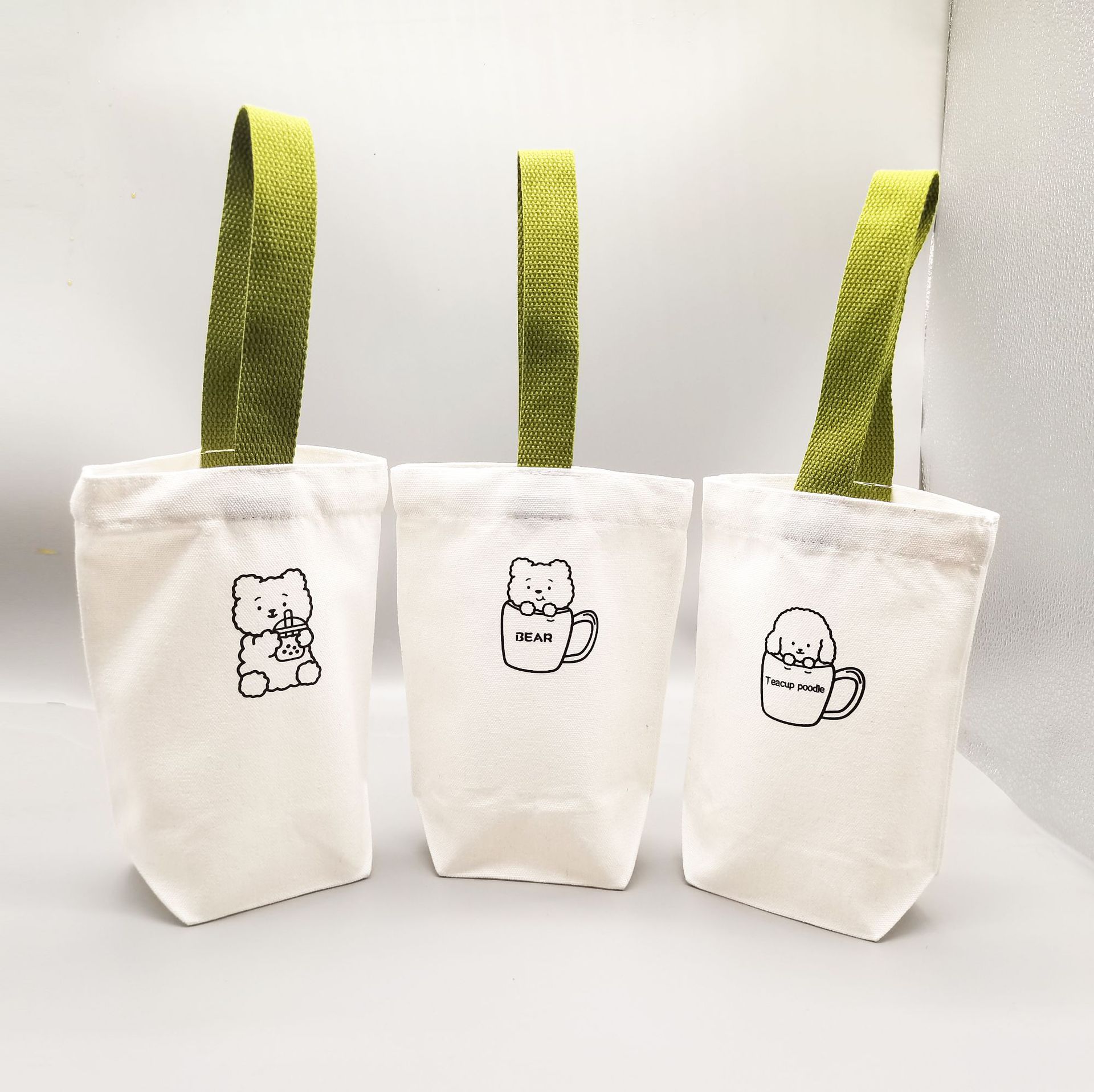 portable canvas cup carrier 1