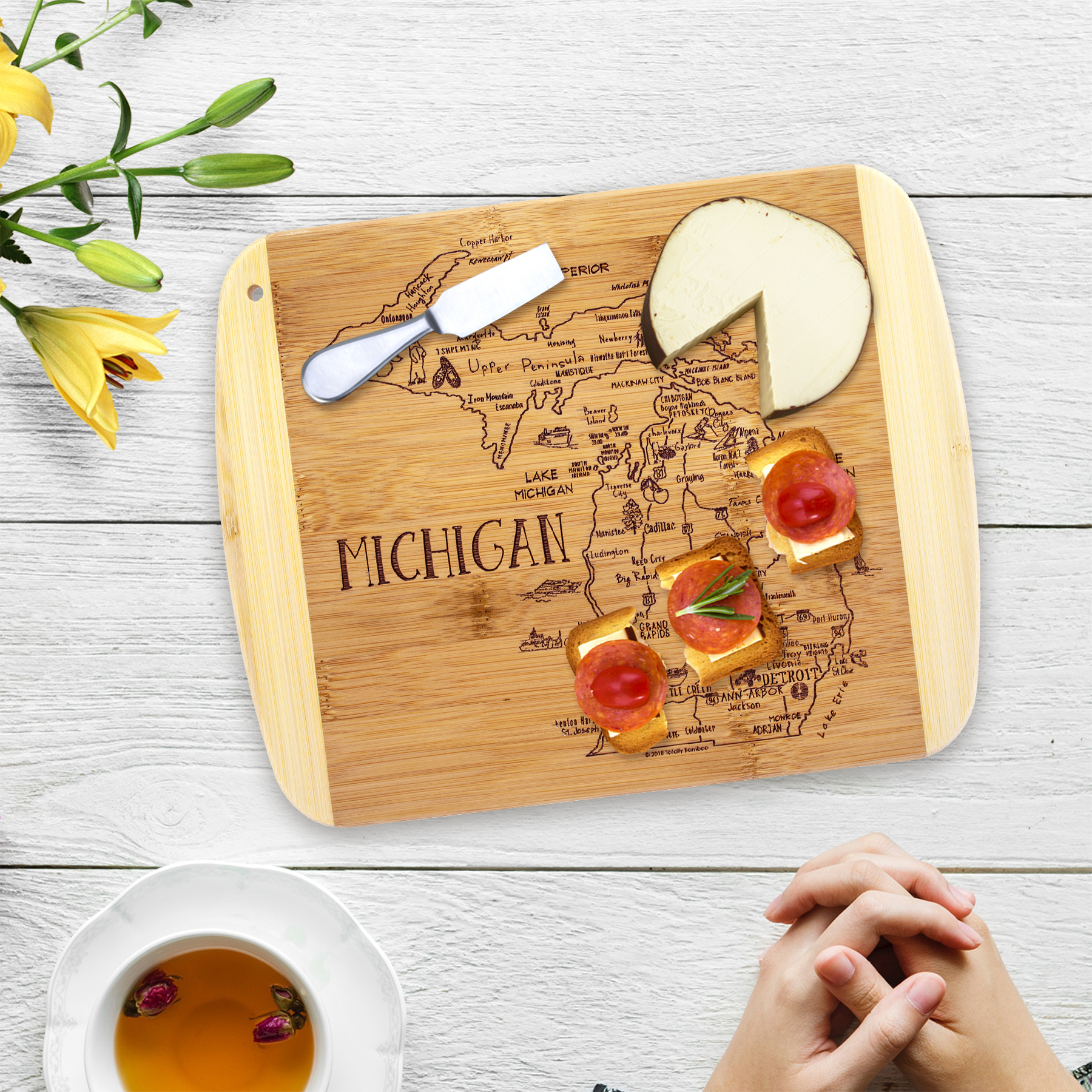 A Slice of Life Michigan Serving & Cutting Board 3