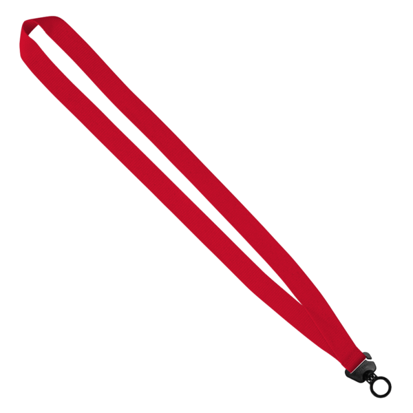 Evolution34 - 3/4" Polyester Welded Lanyard with Trapezoid and Plastic O-Ring 36