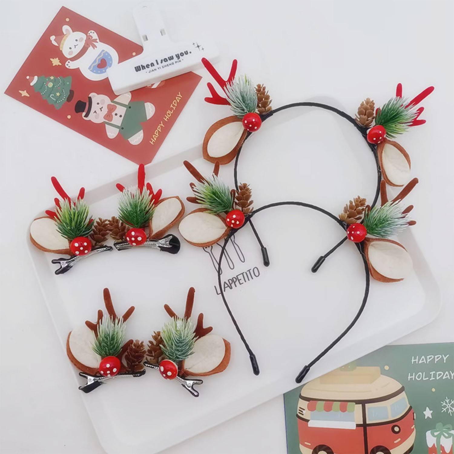 New Forest Deer Christmas Headband 4
