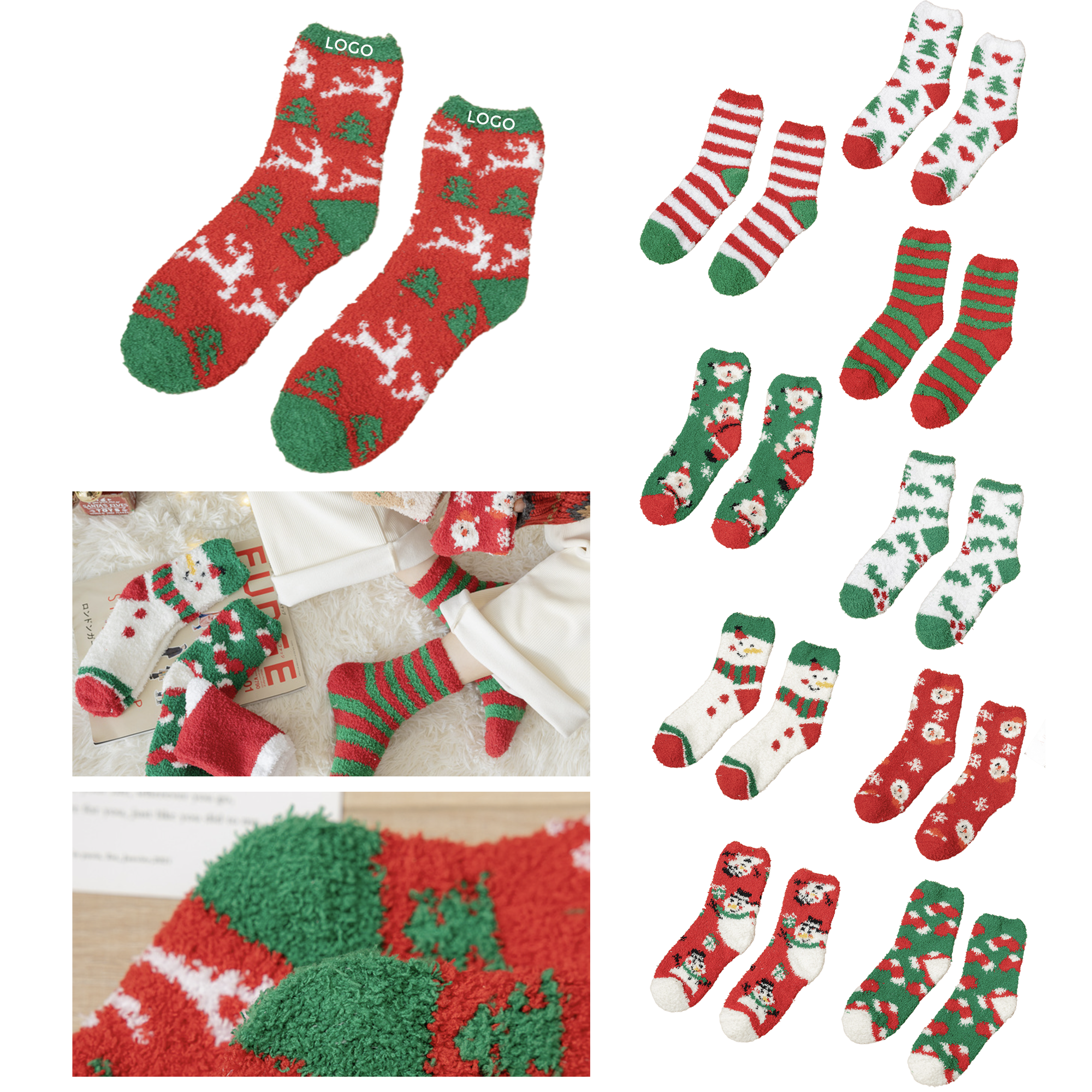MOQ 10 PCS Versatile Christmas Stocking 1