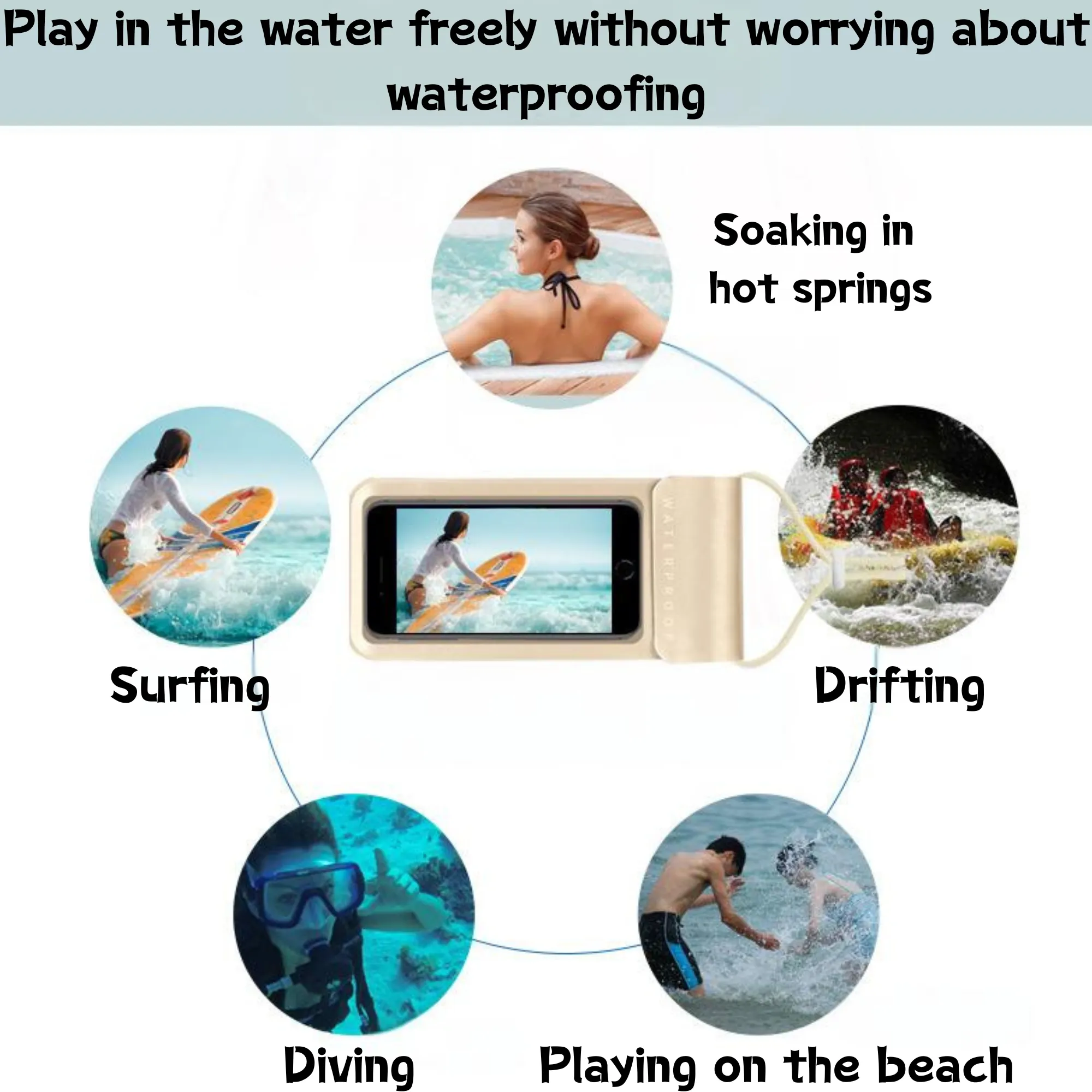 Touchscreen Waterproof Phone Pouch 1