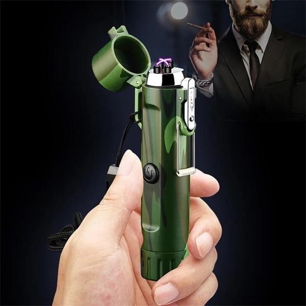 Outdoor Flashlight With Electronic Lighter 4