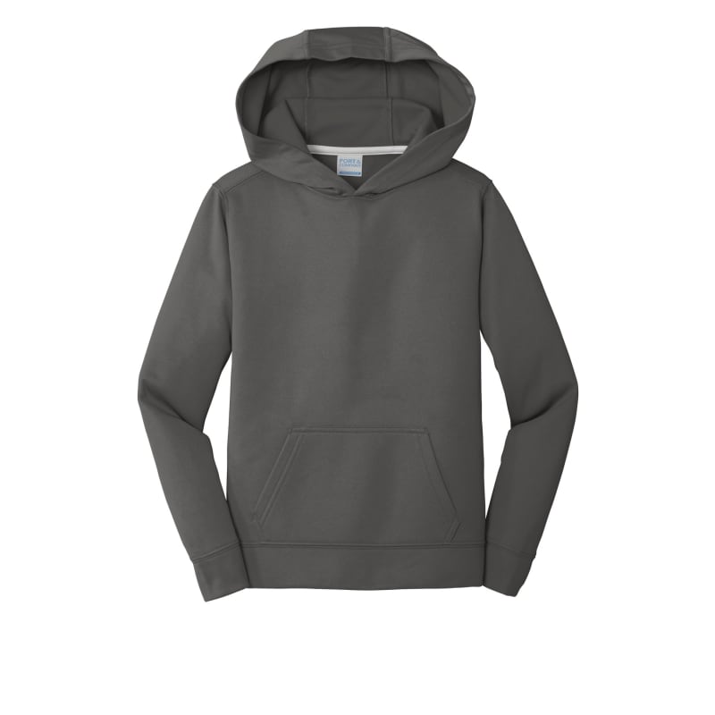 Port & Company Youth Performance Fleece Pullover Hooded Sweatshirt. 12