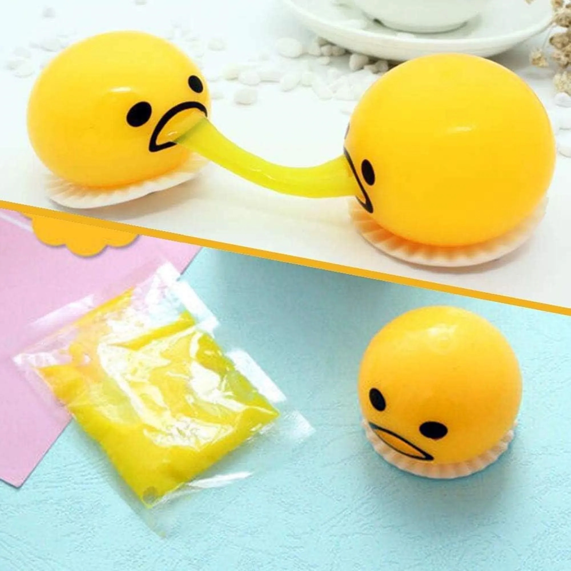 Vomiting And Sucking Egg Yolk Ball Toys 5