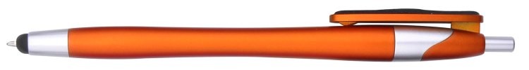 Ballpoint Pen & Stylus with Fiber Cloth Clip Cleaner – Colorful Barrel & Chrome Accents 9