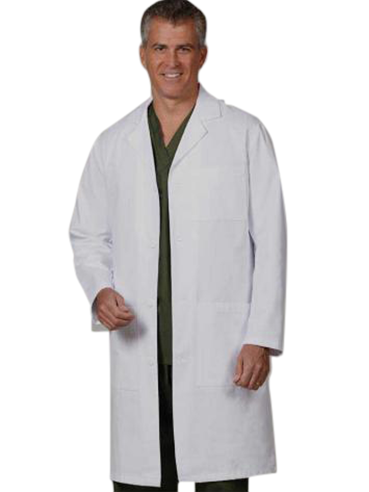 Fashion Seal - Unisex Three-Pocket 41" Full-Length Lab Coat