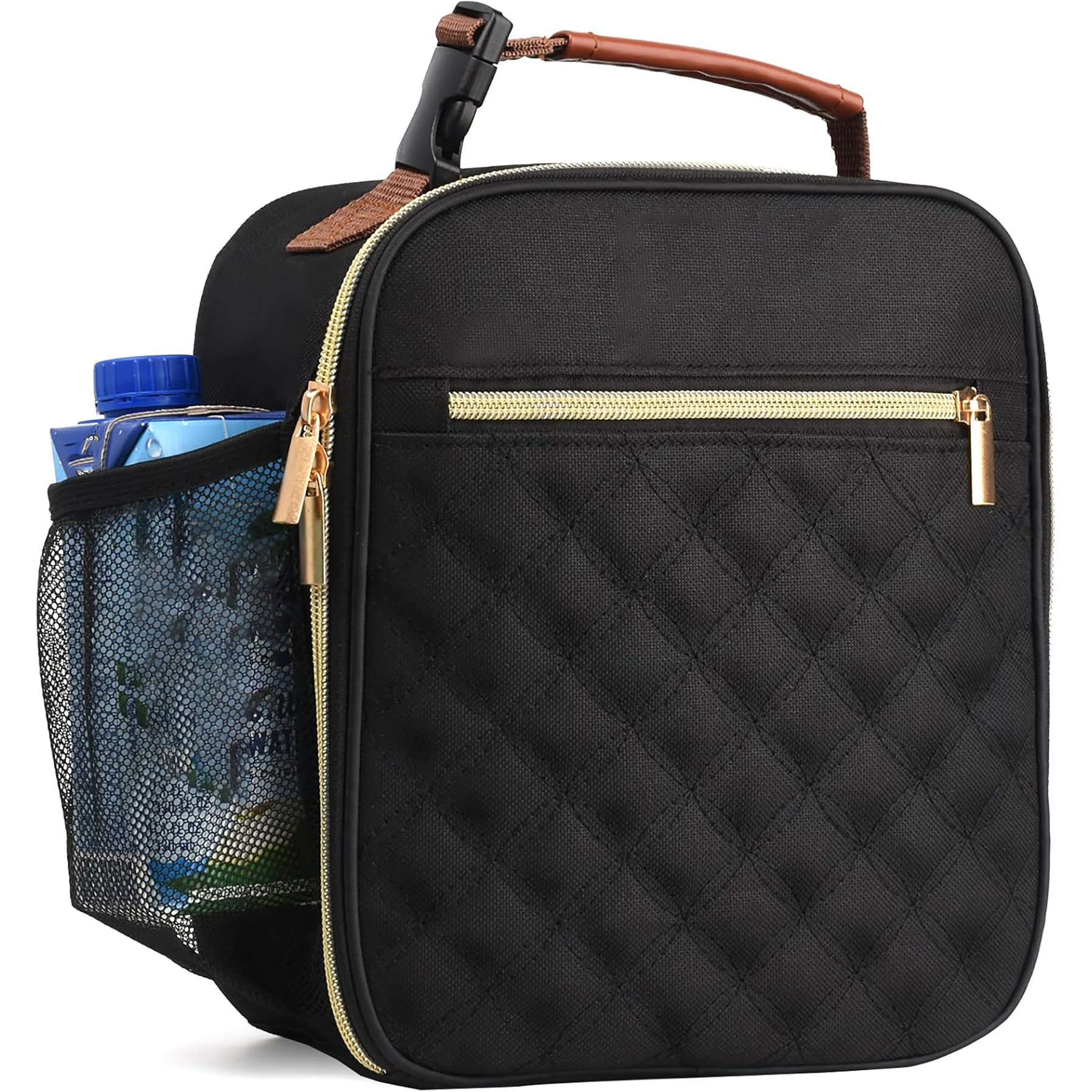 Insulated Lunch Bag with Bottle Holder 6