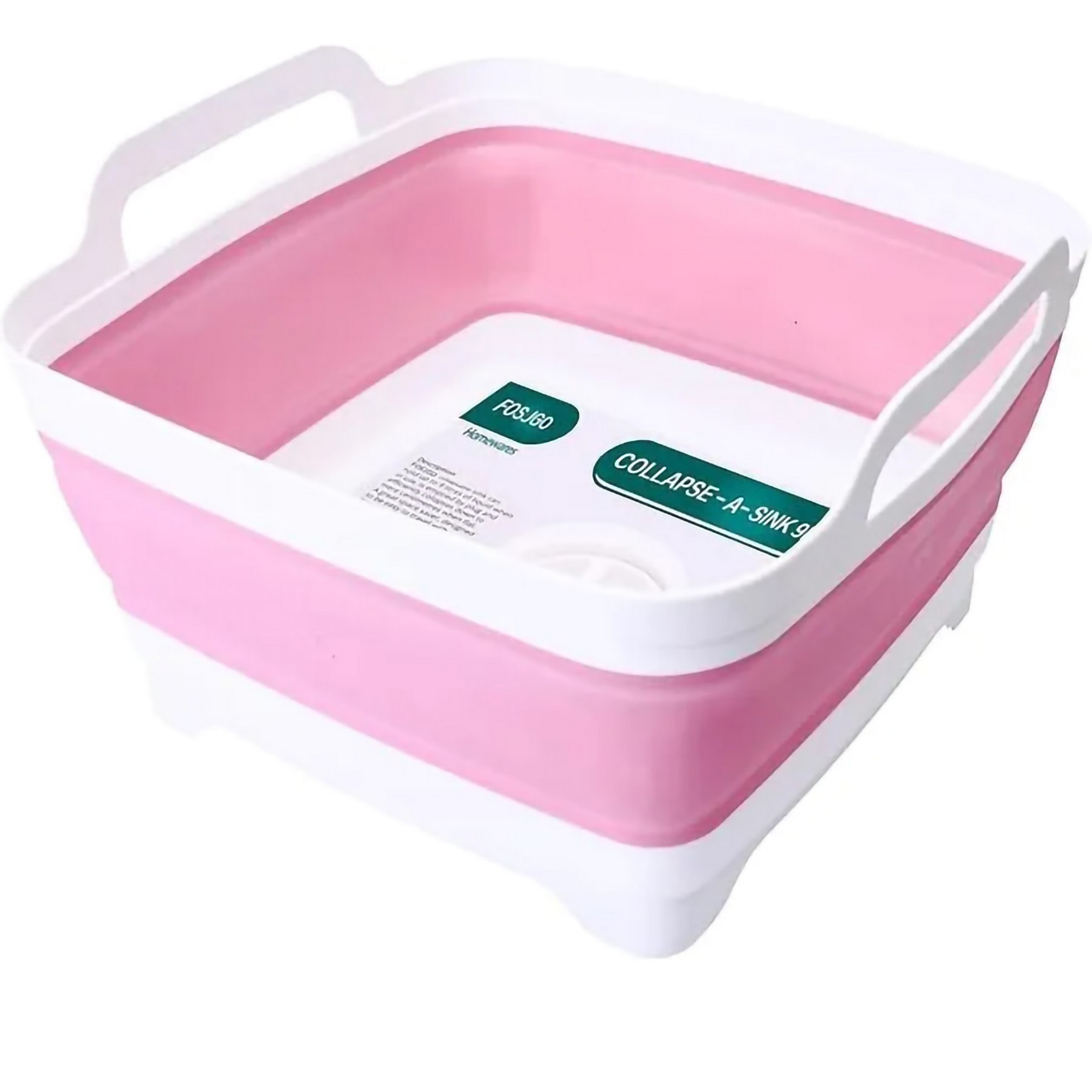 Collapsible Dish Basin with Drain Plug 6