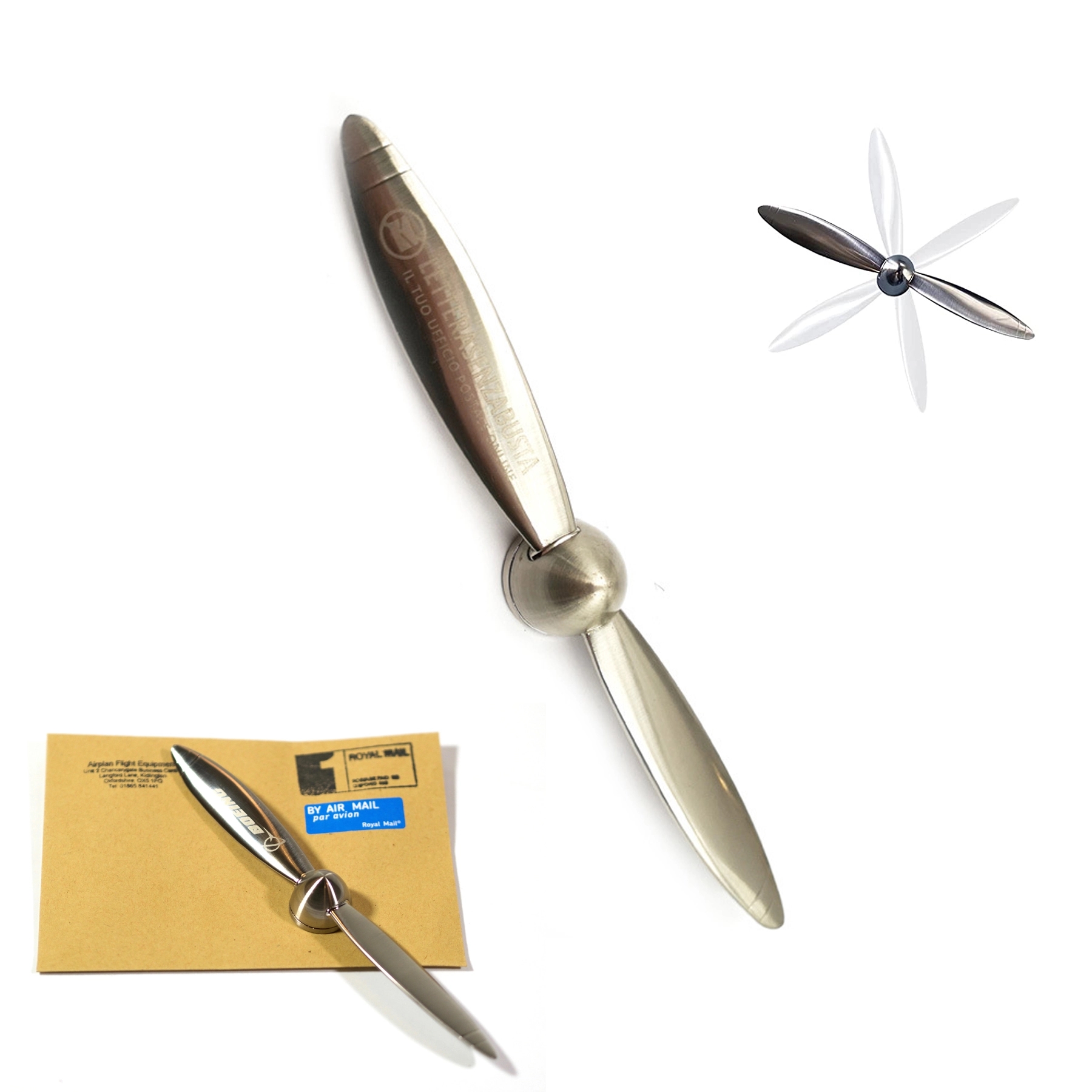 Spinning Airplane Propeller Letter Opener 1