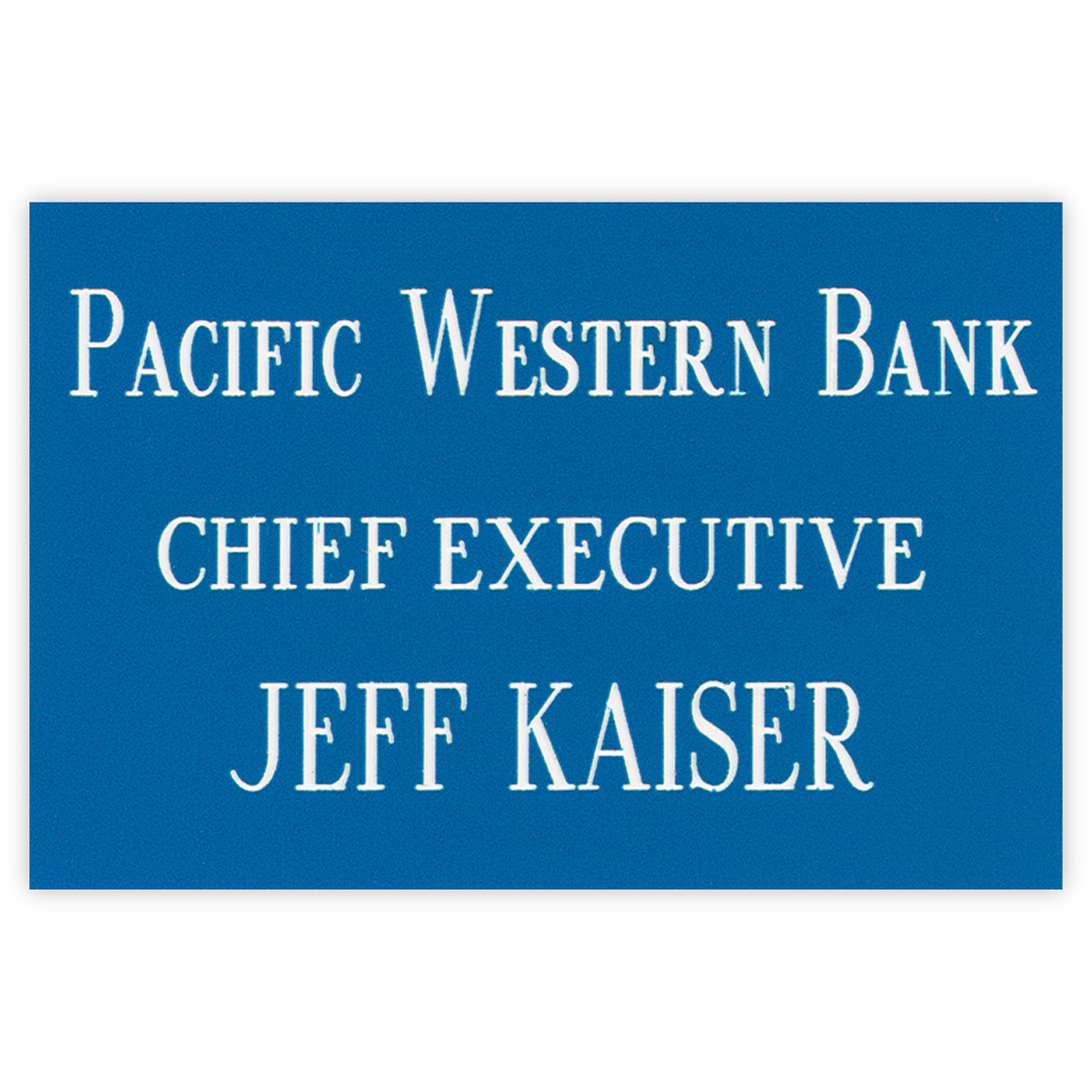 Los Angeles Standard Plastic Name Badge (Standard Size 2" x 3") 2