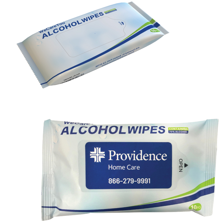 75% Alcohol Wipes Pack - 10 Count - FDA Approved 2