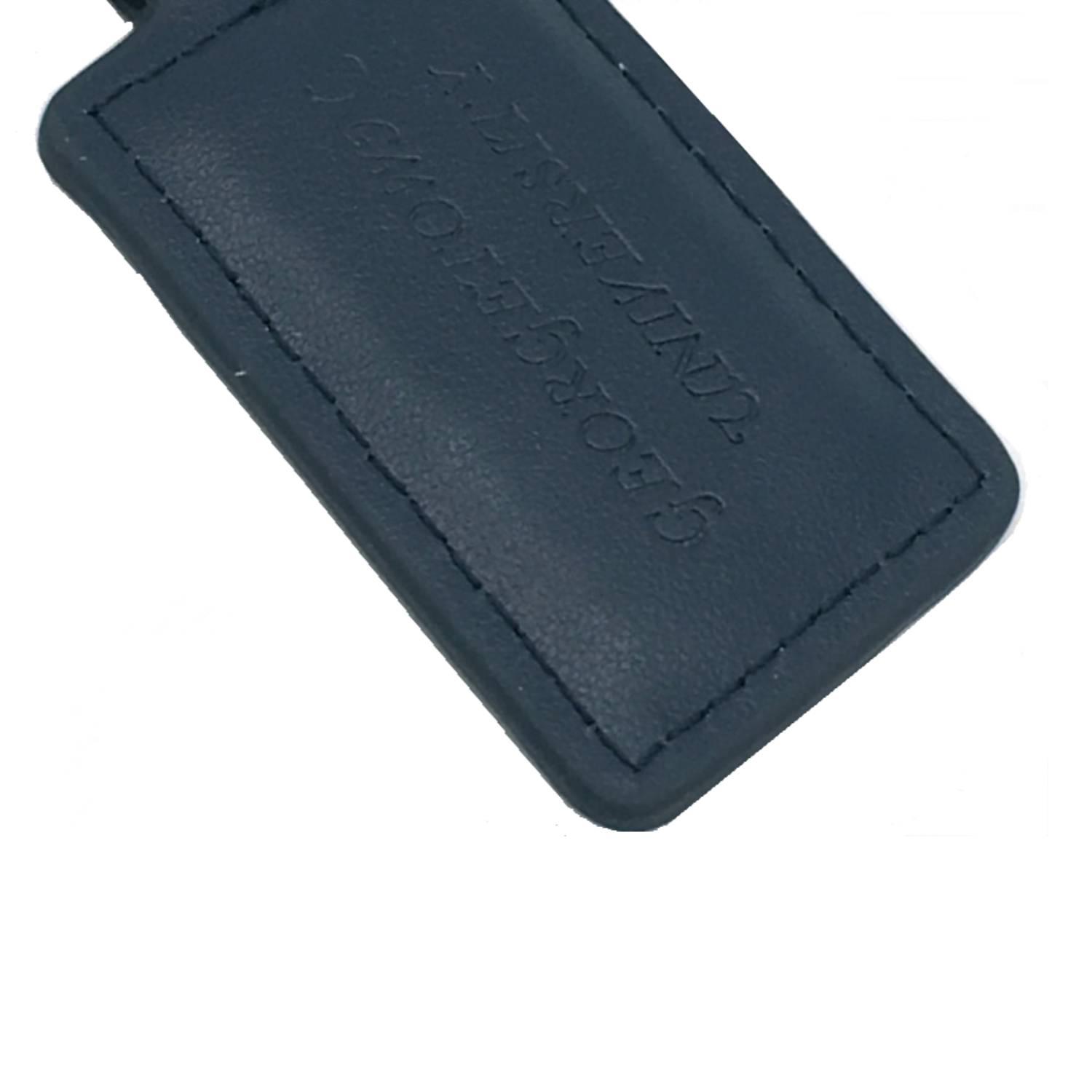 PU Leather Rectangular Keychain 2