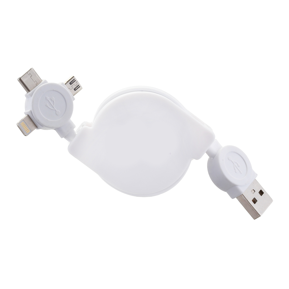 Retractable 3-in-1 Charger Cable 7