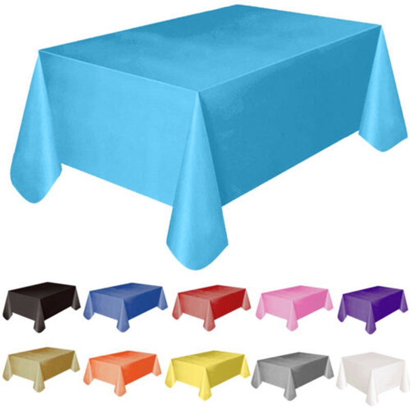 Disposable Plastic Tablecloths for Rectangle Tables 4