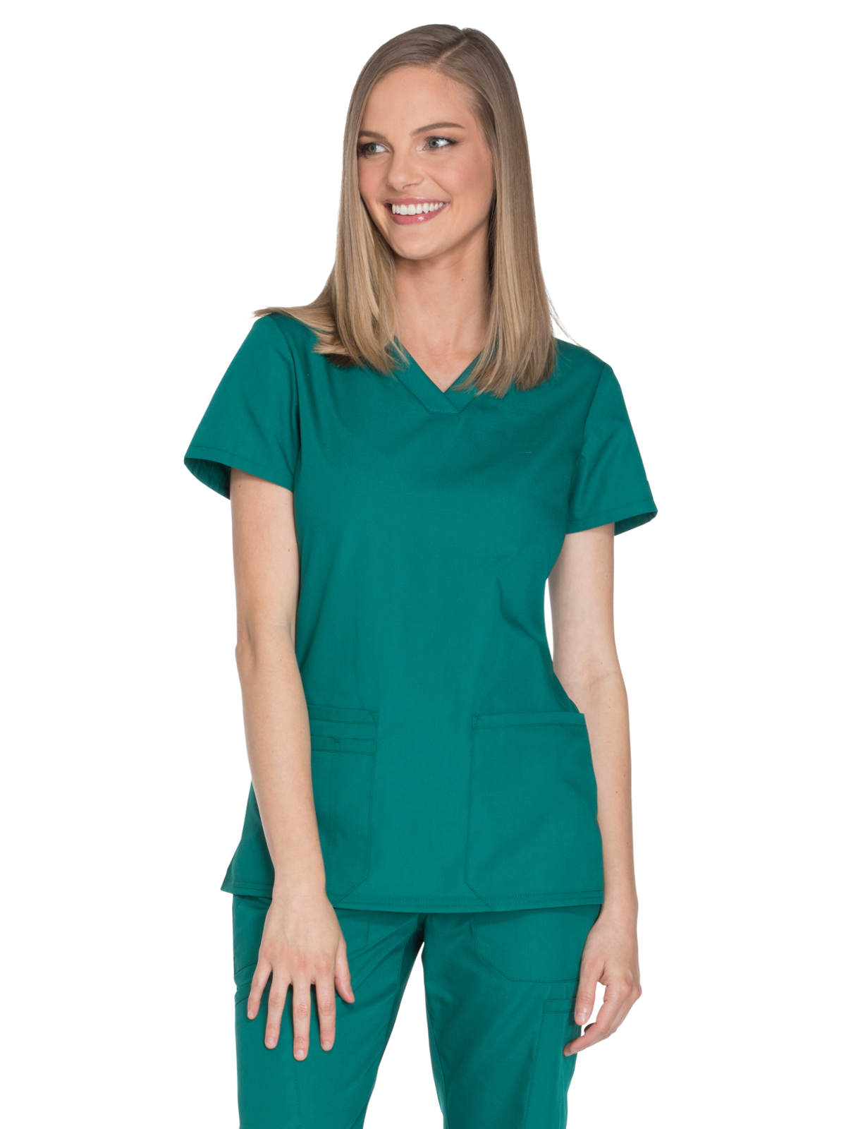 Cherokee - Workwear Originals - Women's 2-Pocket V-Neck Top 8