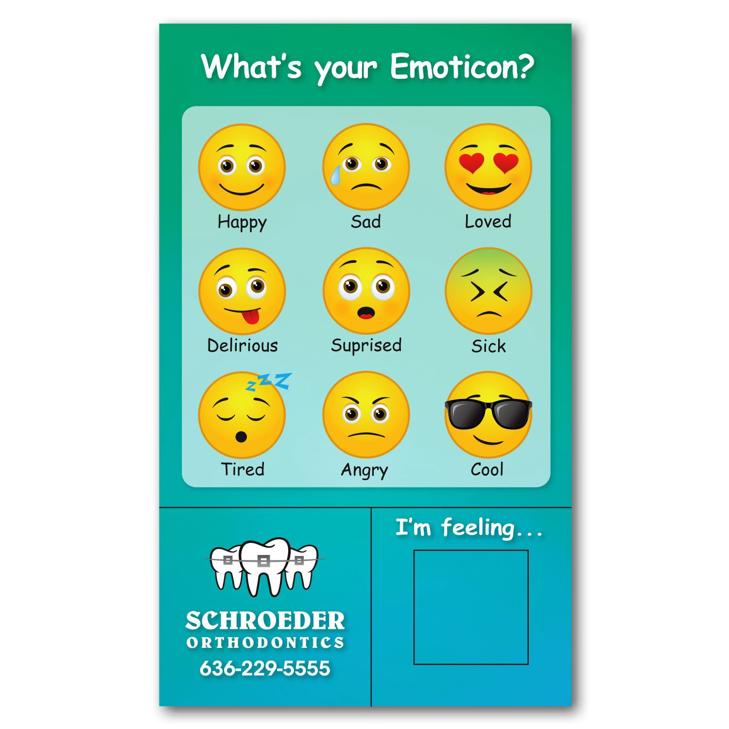 Magnetic Personality Mood Magnet 1