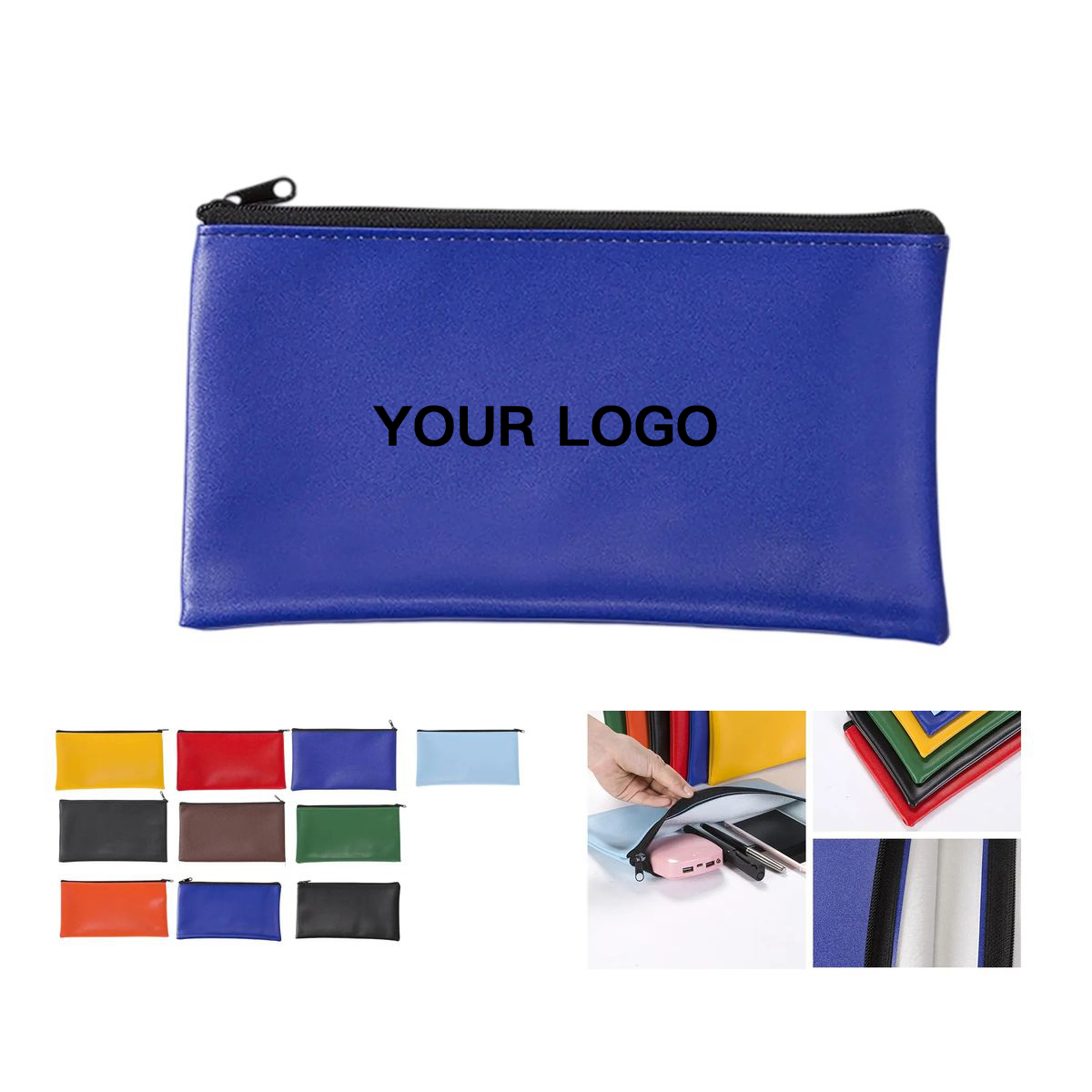 Faux Leather Currency Bag for Daily Transactions 5