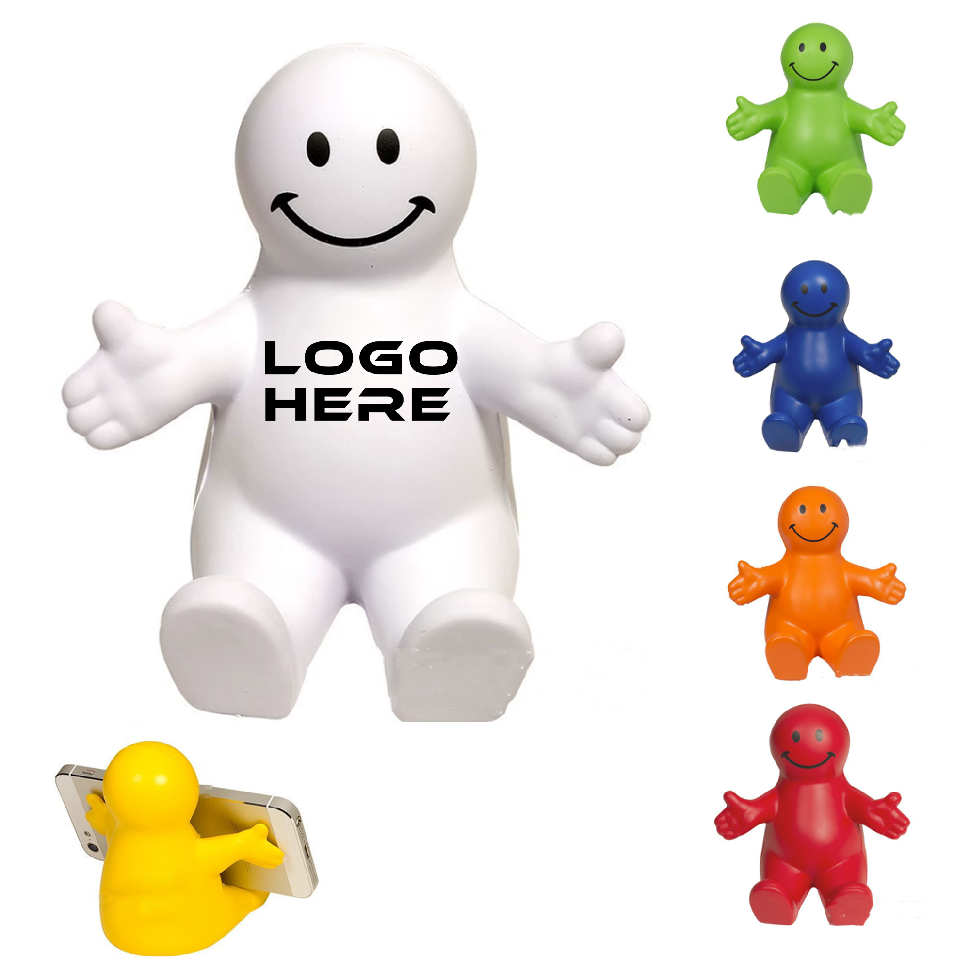 Smile Guy Stress Reliever & Phone Holder 1