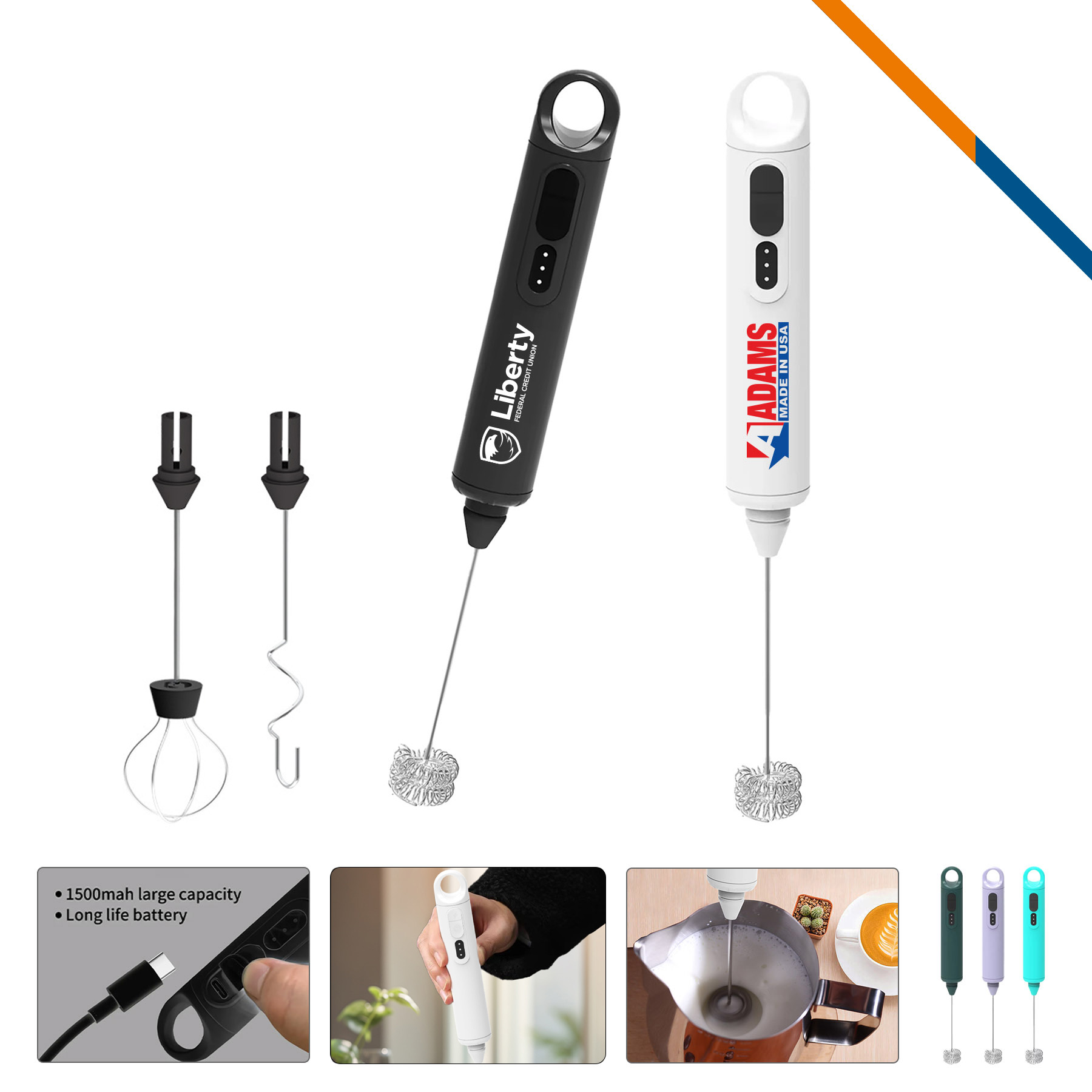 LatteFizz Electric Milk Frother 2