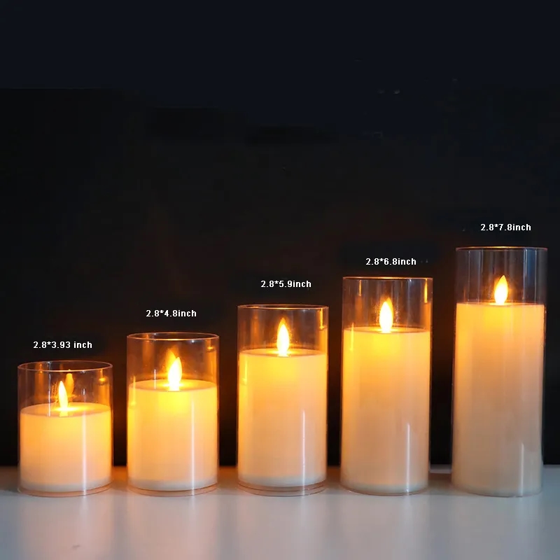 LED Mini Pillar Candles 6