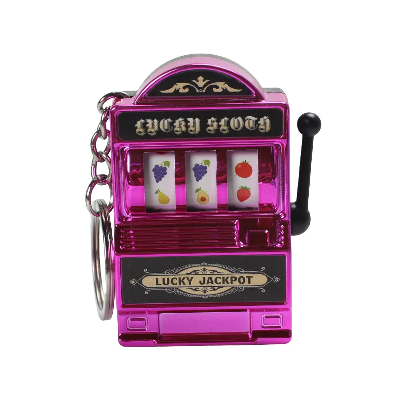 Mini Playable Fruit Machine Keychain 7