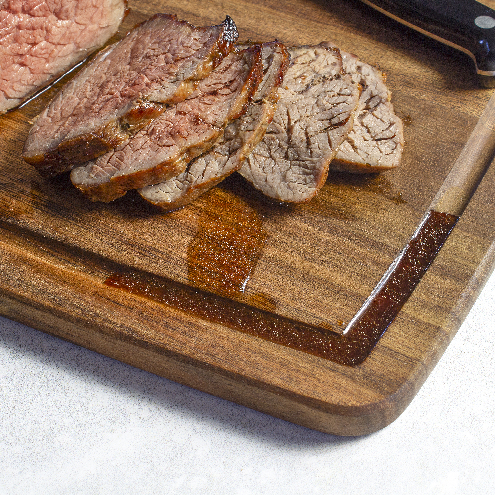 TB Home® 2-Piece Acacia Cutting Board Set, 15" x 10" x 5/8" and 12" x 9" x 5/8" 1