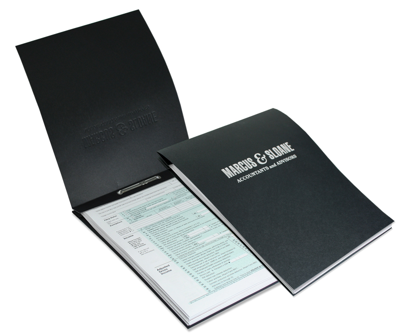 Letter Size Two-Piece Capacity Report Cover 12