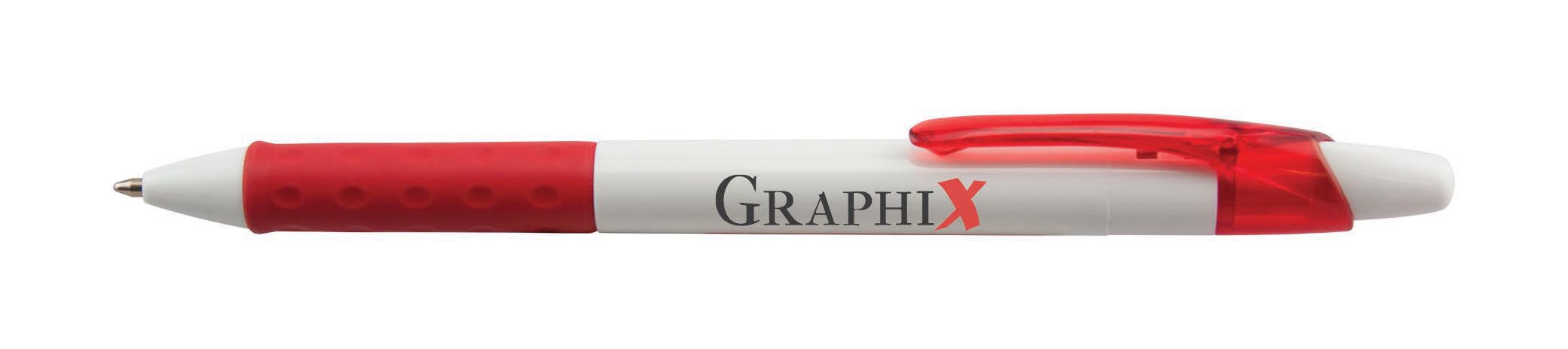 R.S.V.P.® RT White Barrel Retractable Ballpoint Pen 10