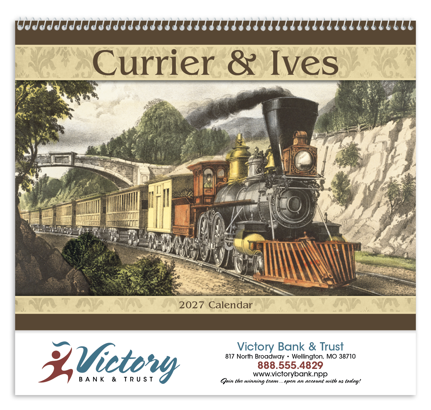 Good Value™ Currier & Ives - Spiral Calendar 19