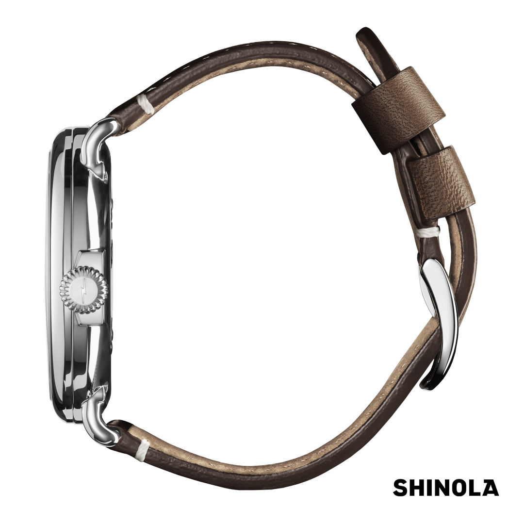 Shinola® Runwell Watch - Cream/Brown 9